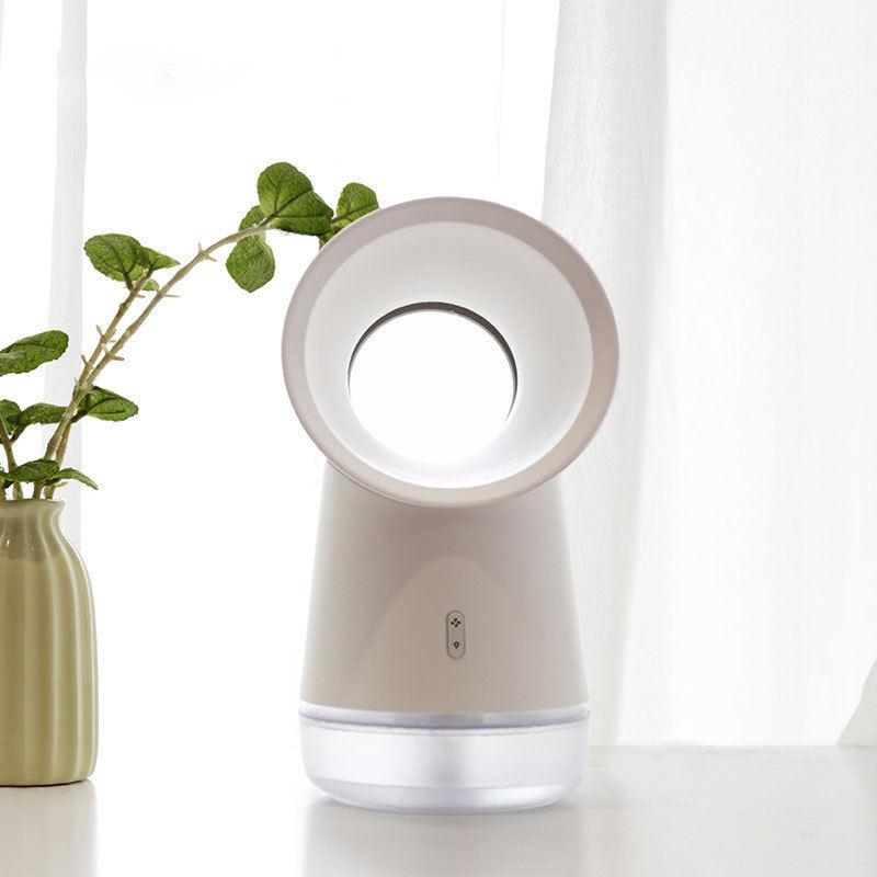 Bladeless USB Humidifier Fan with LED Night Light | Stornfield