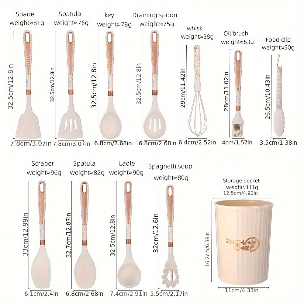Stornfield | Kitchen - The Joy of Cooking with the Stylish Silicone Utensil Set