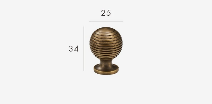 BrassElegance Solid Brass Antique T-Handle Stornfield