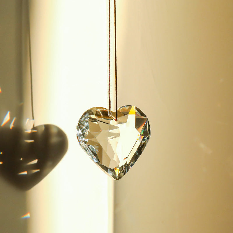 Stornfield | GlimmerHeart Attractive Heart-Shaped Light Catcher – Mesmerizing Light Effects for Your Home
