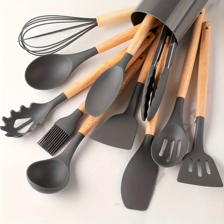 Stornfield | Silicone Cooking Utensil Set – Heat and Scratch Resistant