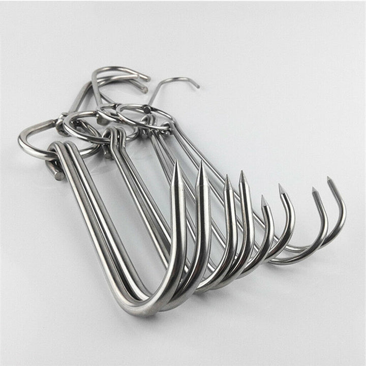 6pcs BBQ Meat Hooks Heavy Duty Stainless Steel Hanging Hooks | Stornfield
