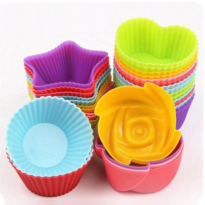 6pcs Muffin Cake Reusable Silicone Baking Cup | Stornfield