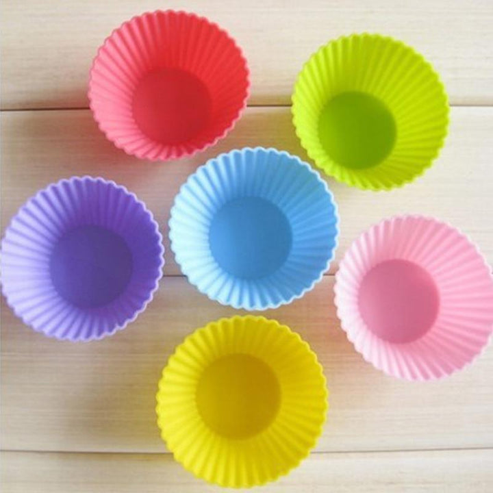 6pcs Muffin Cake Reusable Silicone Baking Cup | Stornfield