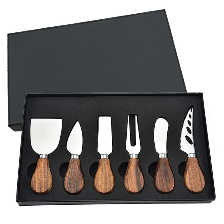 6pcs Stainless Steel Cheese Knives for Charcuterie Boards and Cutlery | Stornfield