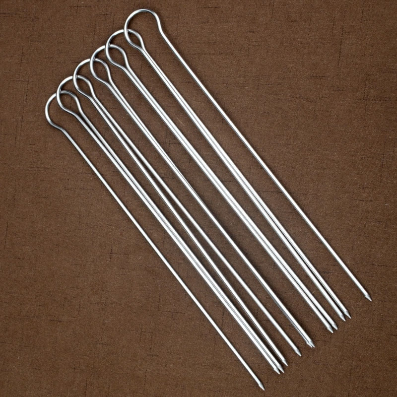 6pcs U shape BBQ Skewers Stainless steel Kebab Skewer with Skewer Bag | Stornfield