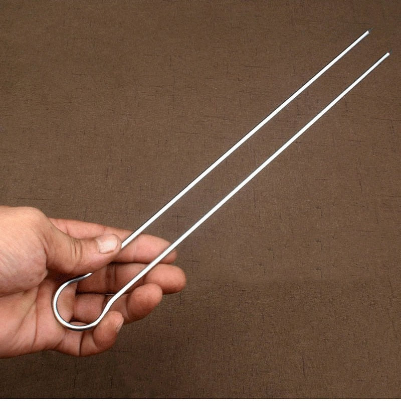 6pcs U shape BBQ Skewers Stainless steel Kebab Skewer with Skewer Bag | Stornfield
