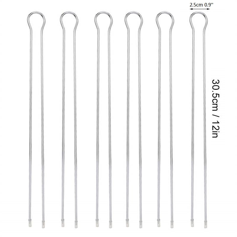 6pcs U shape BBQ Skewers Stainless steel Kebab Skewer with Skewer Bag | Stornfield