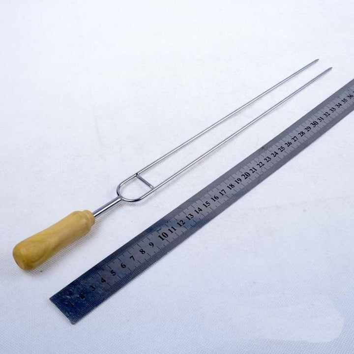 6pcs U-Shaped Wooden Handle BBQ Skewers | Stornfield