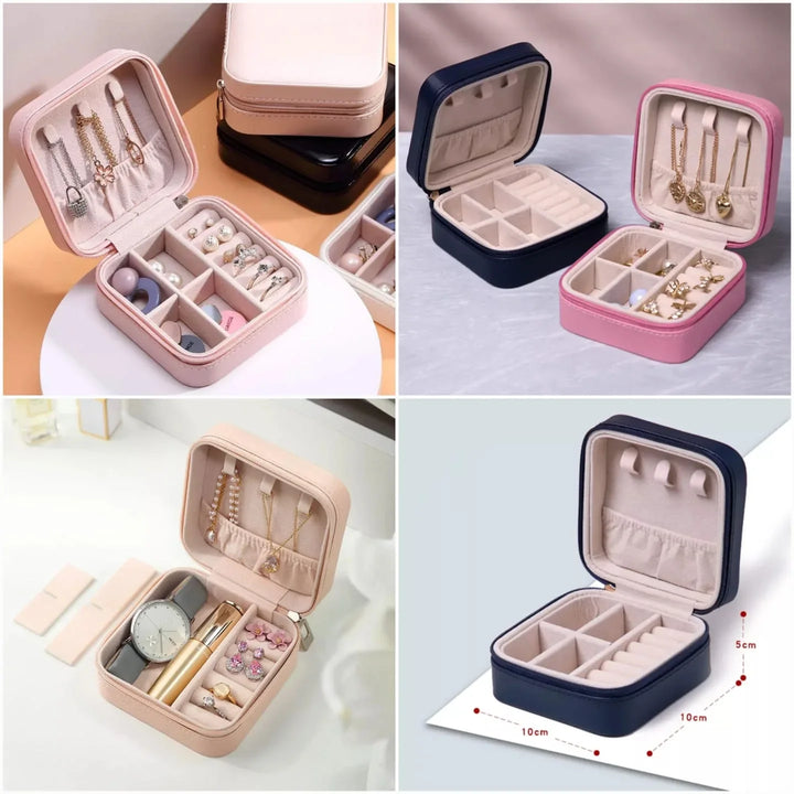 Portable Jewellery Box Organizer Travel Jewelry Storage Case for Earrings Necklace Stornfield
