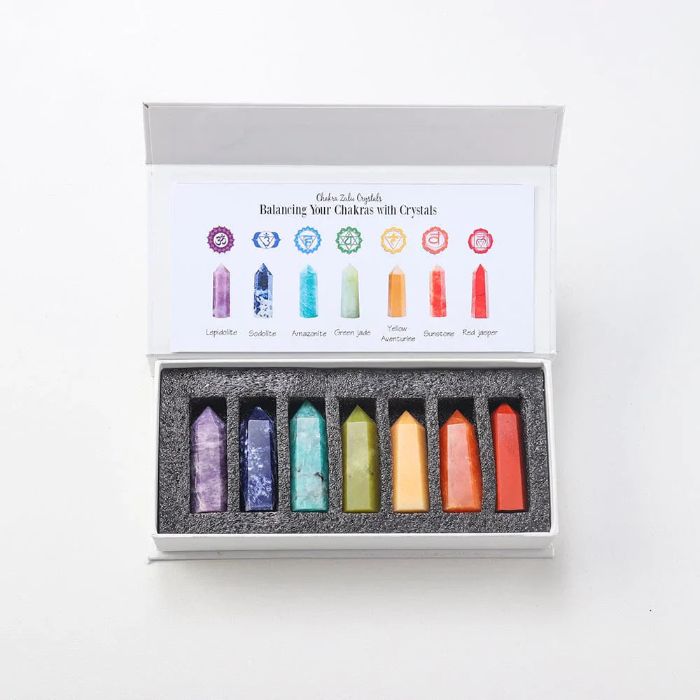 7 Chakra Stones Set Gift Stornfield