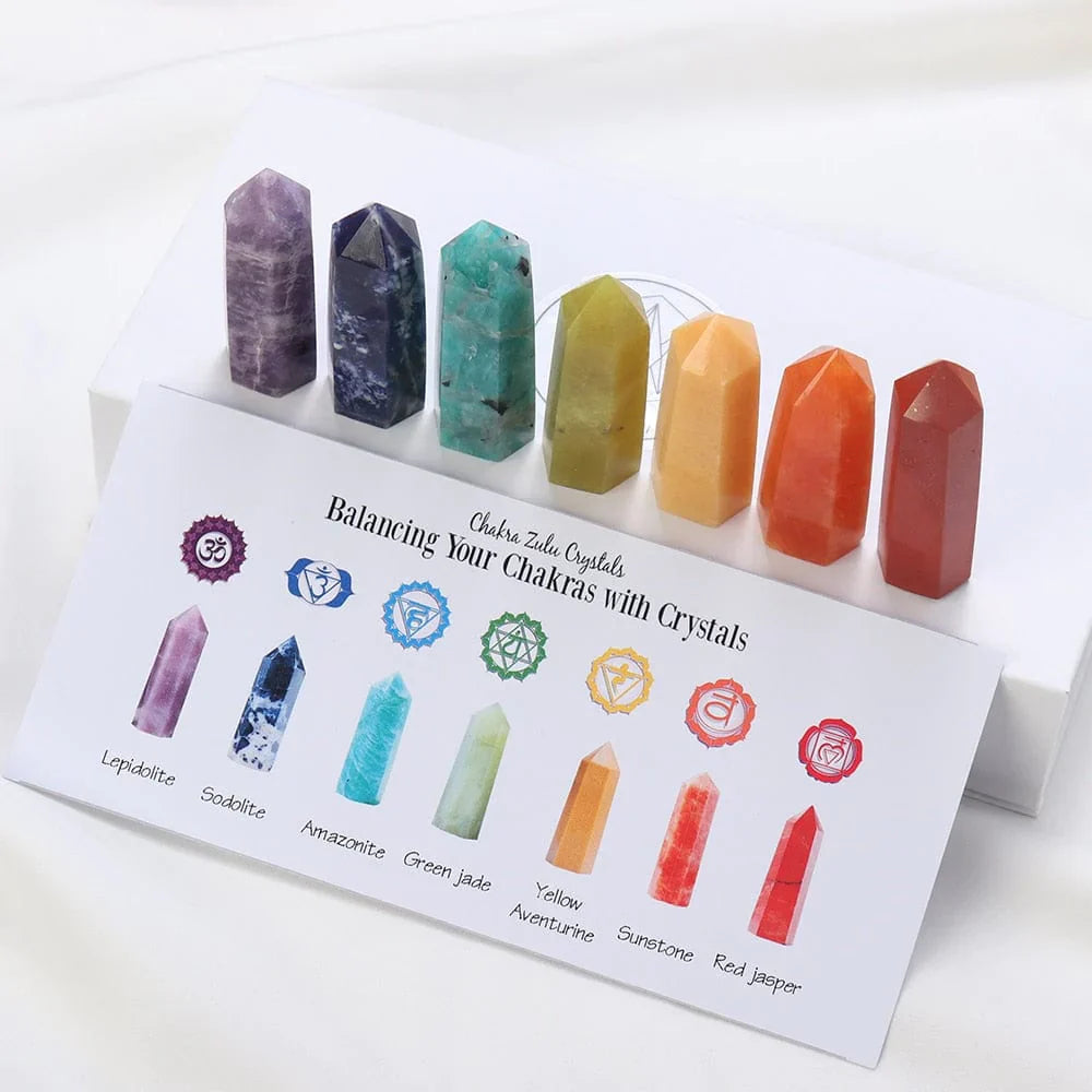 7 Chakra Stones Set Gift | Stornfield