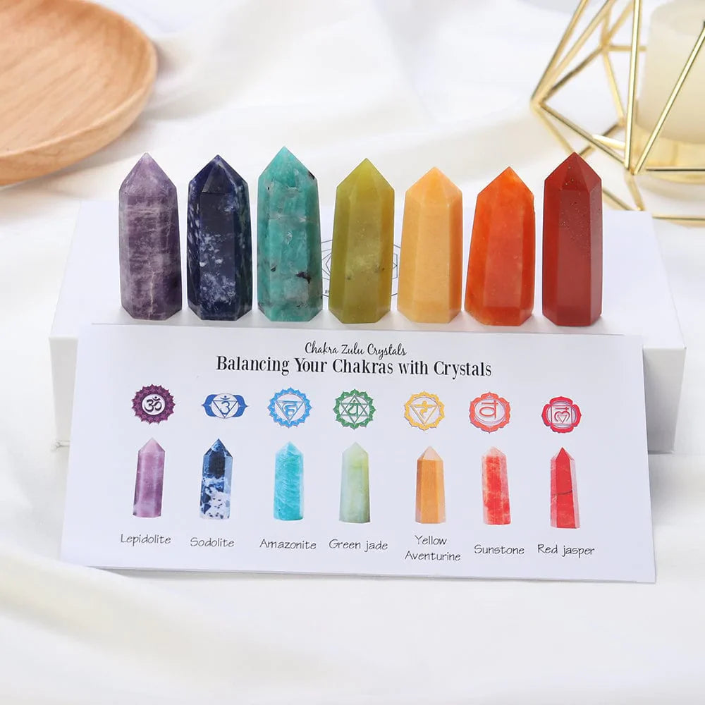 7 Chakra Stones Set Gift Stornfield