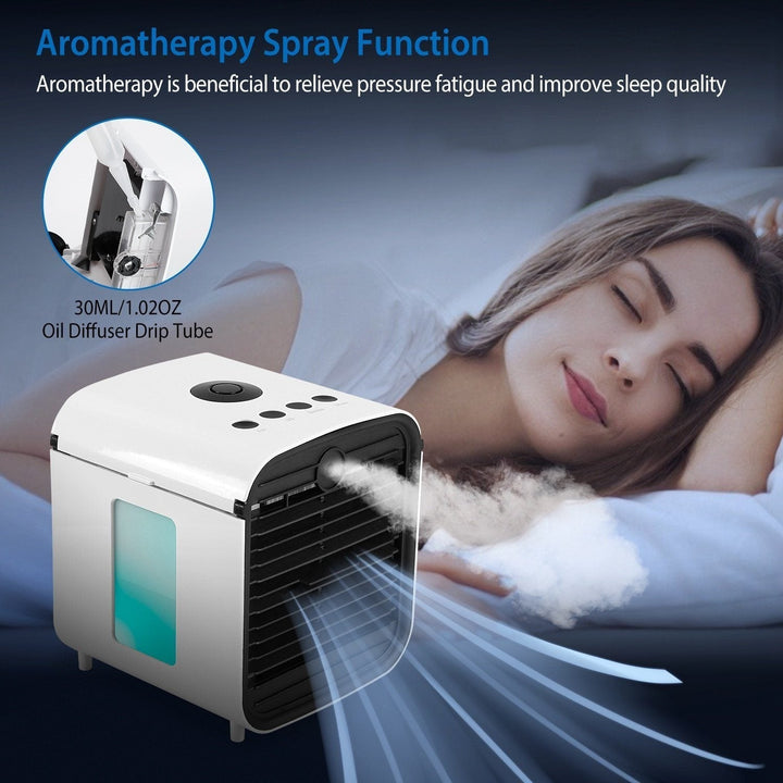 Stornfield | Ventilateur refroidisseur portable mini climatiseur switchable 7 couleurs