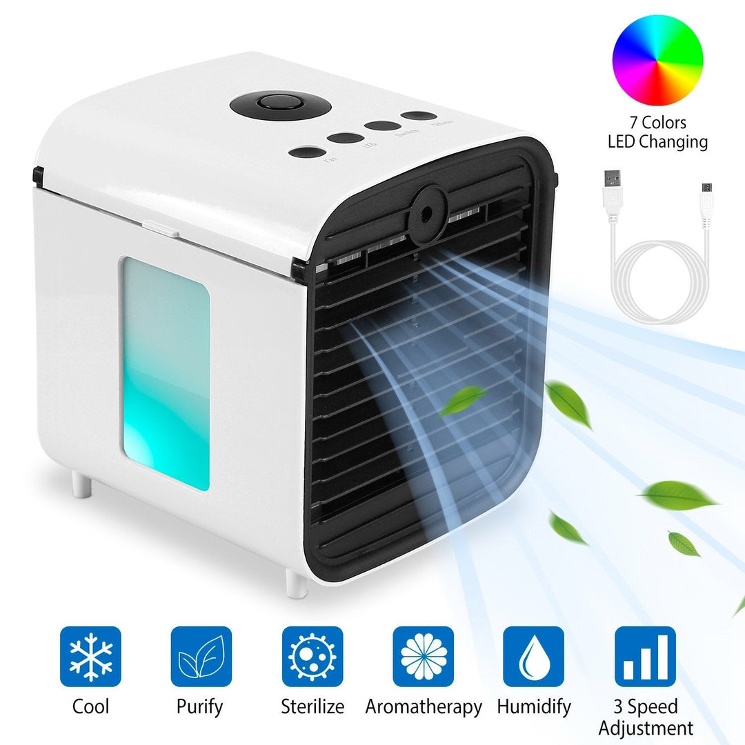 Stornfield | Ventilateur refroidisseur portable mini climatiseur switchable 7 couleurs