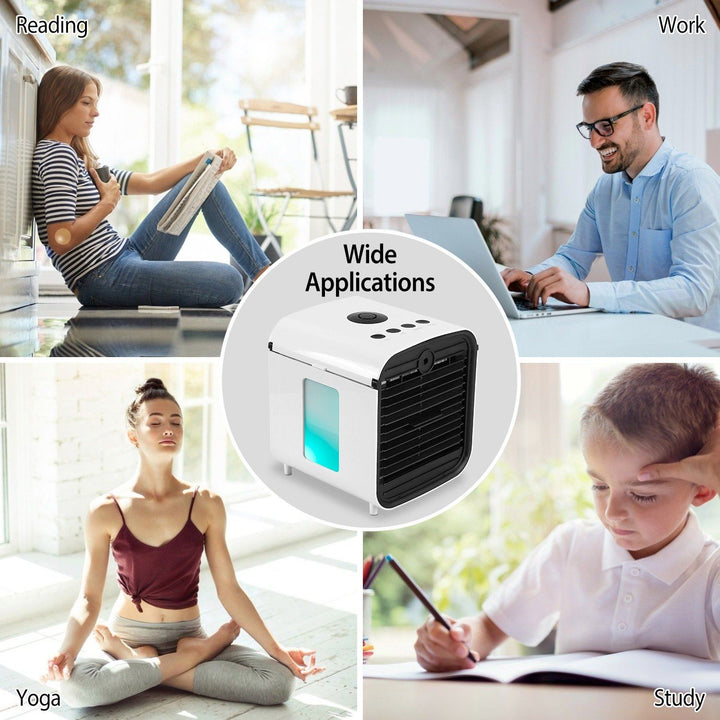 Stornfield | Ventilateur refroidisseur portable mini climatiseur switchable 7 couleurs