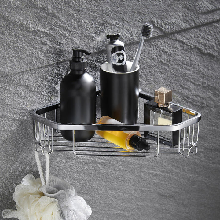 Stornfield | 5-piece modern bathroom accessories as single item or in set Polished chrome bathroom set