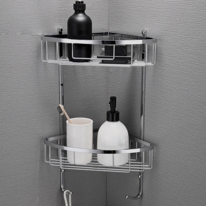 Stornfield | 5-piece modern bathroom accessories as single item or in set Polished chrome bathroom set
