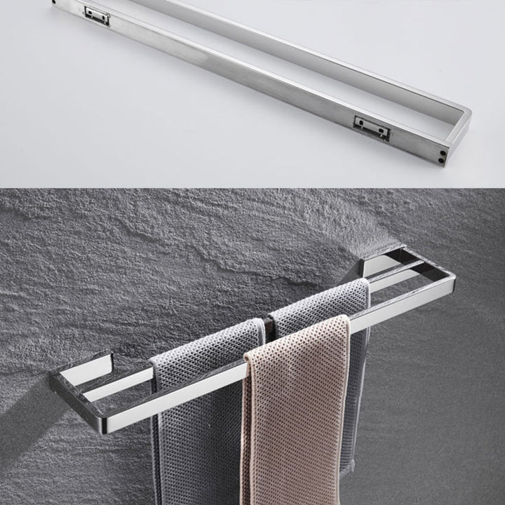 Stornfield | 5-piece modern bathroom accessories as single item or in set Polished chrome bathroom set