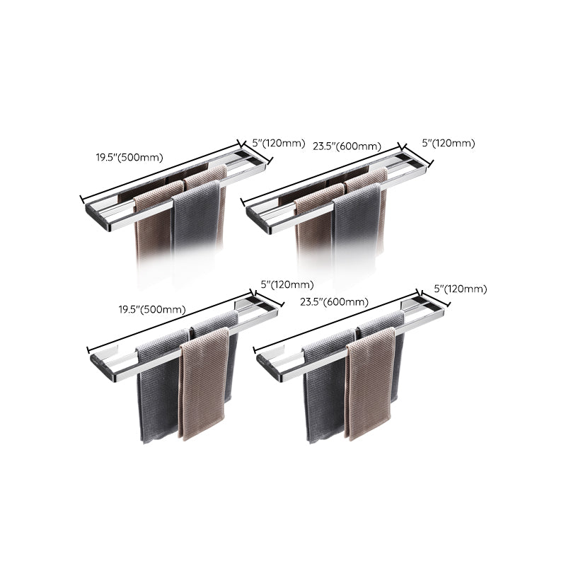 Stornfield | 5-piece modern bathroom accessories as single item or in set Polished chrome bathroom set