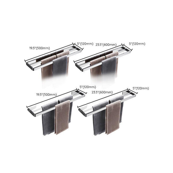 Stornfield | 5-piece modern bathroom accessories as single item or in set Polished chrome bathroom set
