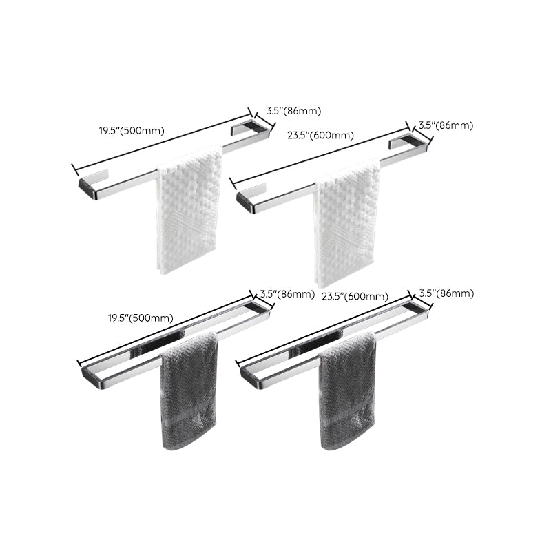 Stornfield | 5-piece modern bathroom accessories as single item or in set Polished chrome bathroom set