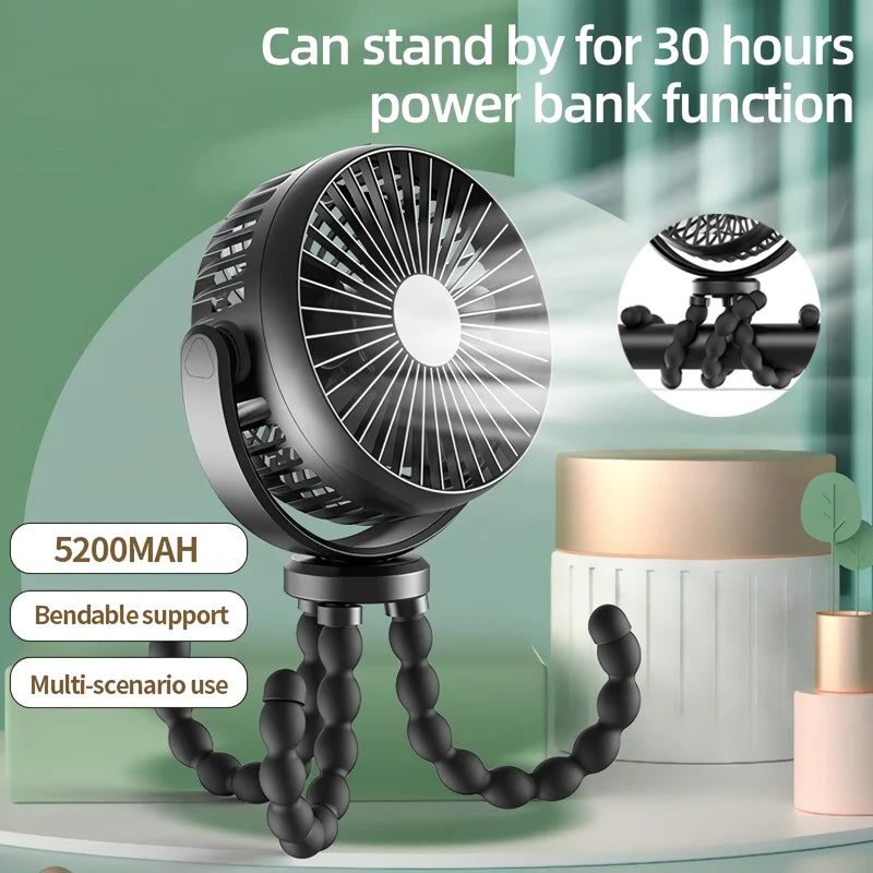 Compact Octopus Mini Fan | Stornfield
