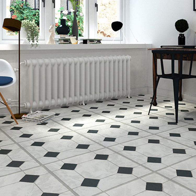 Stornfield | Smooth PVC Floor Covering Peel and Stick Waterproof Square Vinyl Flooring