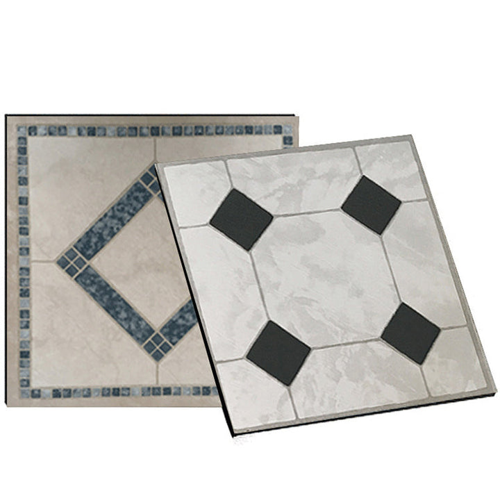 Stornfield | Smooth PVC Floor Covering Peel and Stick Waterproof Square Vinyl Flooring