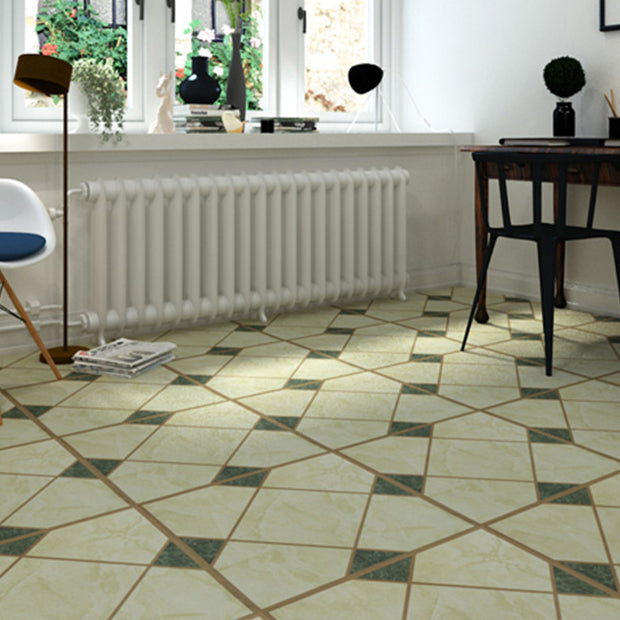 Stornfield | Smooth PVC Floor Covering Peel and Stick Waterproof Square Vinyl Flooring