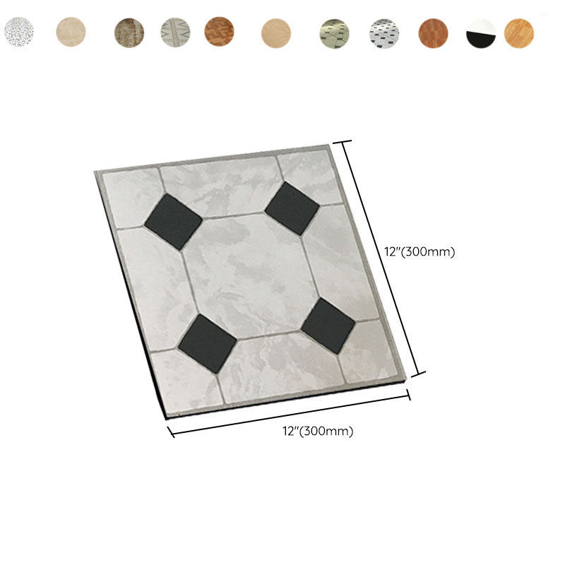 Stornfield | Smooth PVC Floor Covering Peel and Stick Waterproof Square Vinyl Flooring
