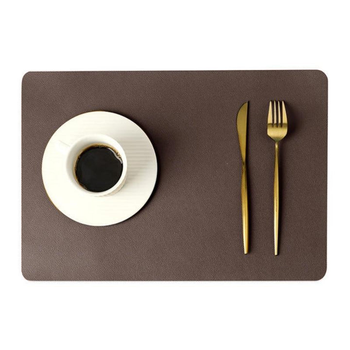 Stornfield | Modern Rectangular Waterproof PU Leather Placemats