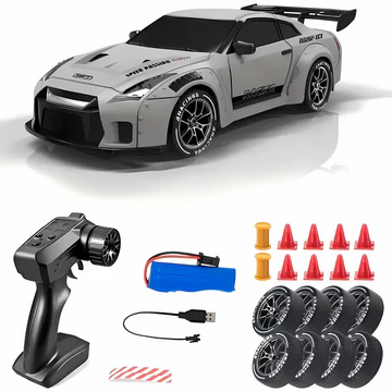 Stornfield | Retro Drift Master – 4WD RC Car with LED Lights