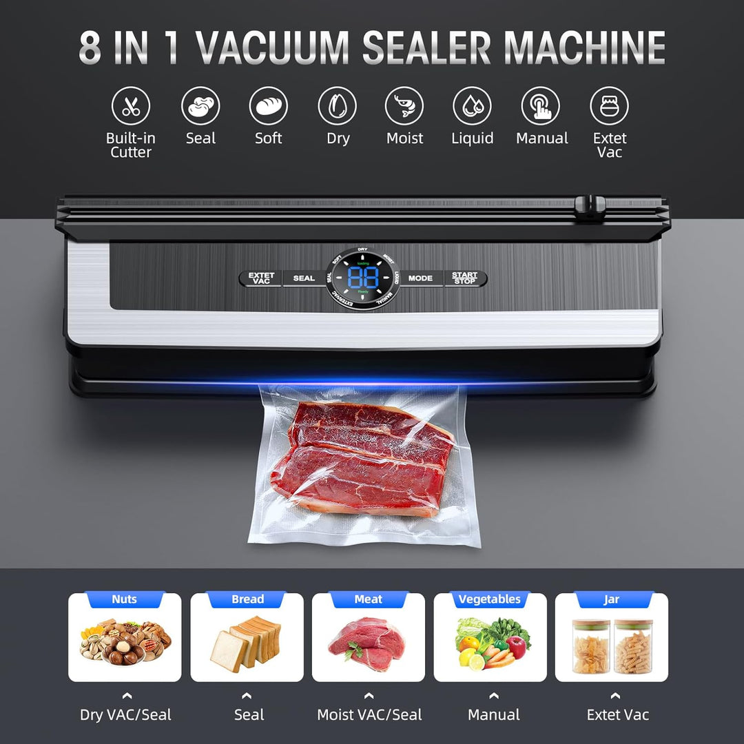 Stornfield | 8-in-1 Vacuum Sealer with Integrated Cutter