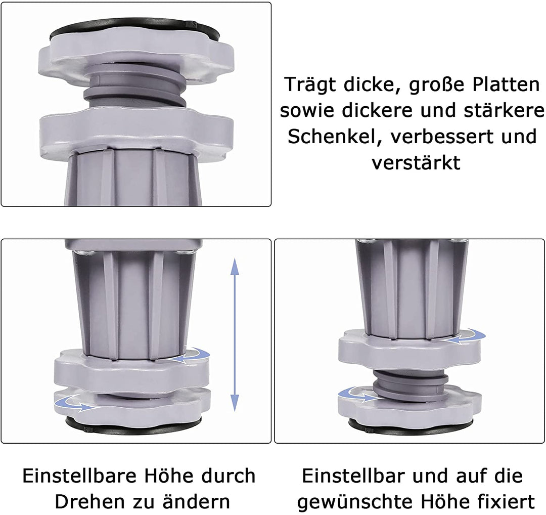 Washing machine stand adjustable movable | Stornfield