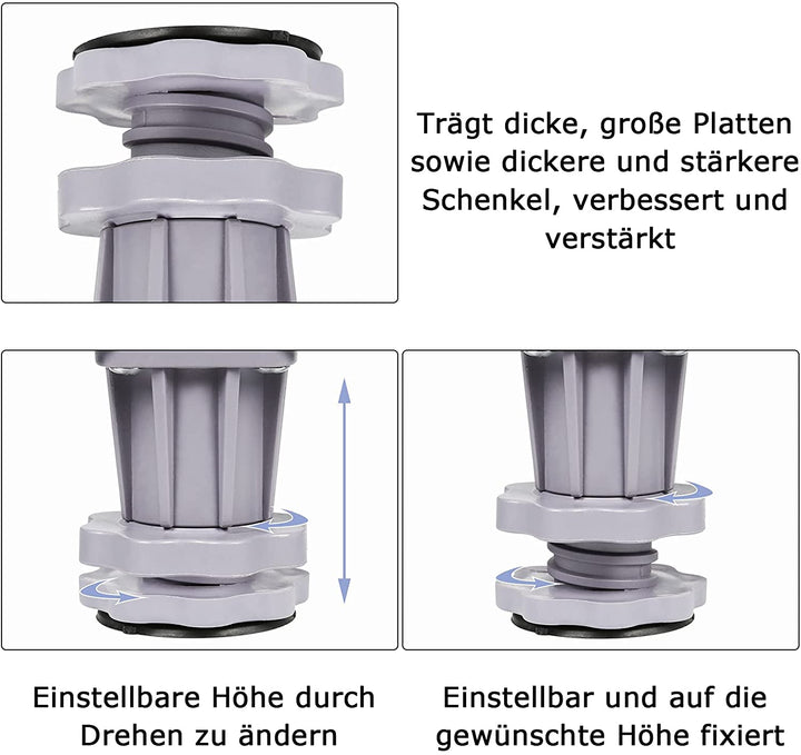 Washing machine stand adjustable movable | Stornfield