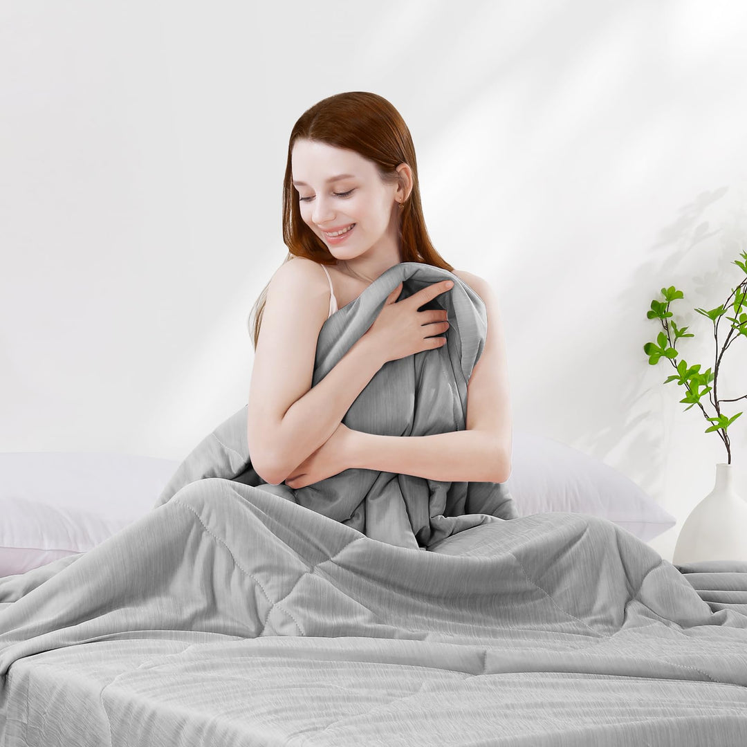 Cooling Duvet for Night Sweats –  Q-Max 0.5, Soft Double-Layer Summer Blanket | Stornfield