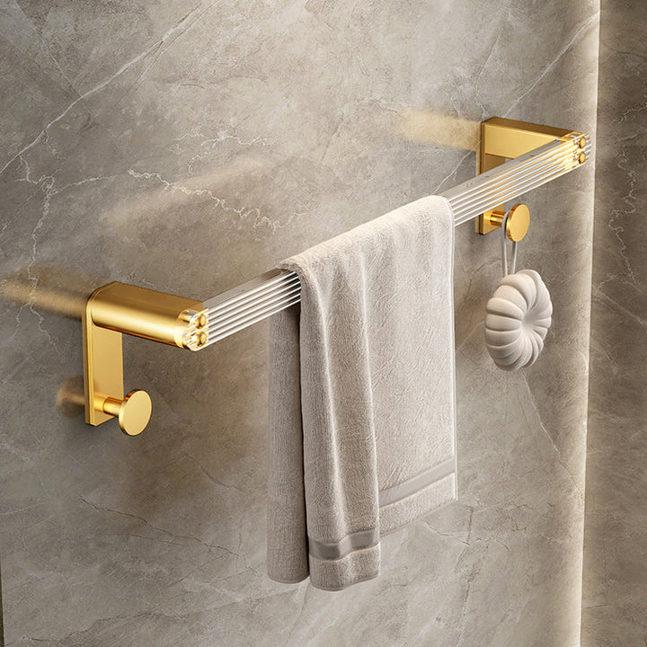 Stornfield | Modern Gold Bathroom Accessories Single Item or Set with Bath Caddy