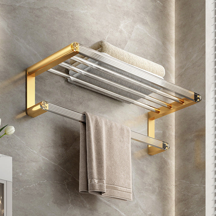 Stornfield | Modern Gold Bathroom Accessories Single Item or Set with Bath Caddy