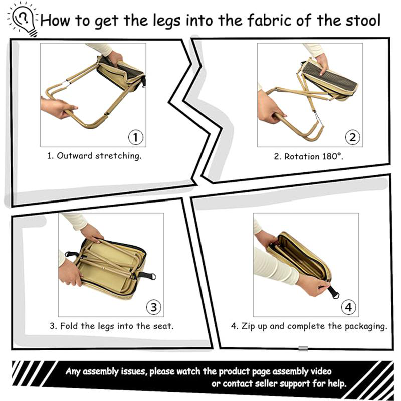 Stornfield | Foldable Backpack Stool