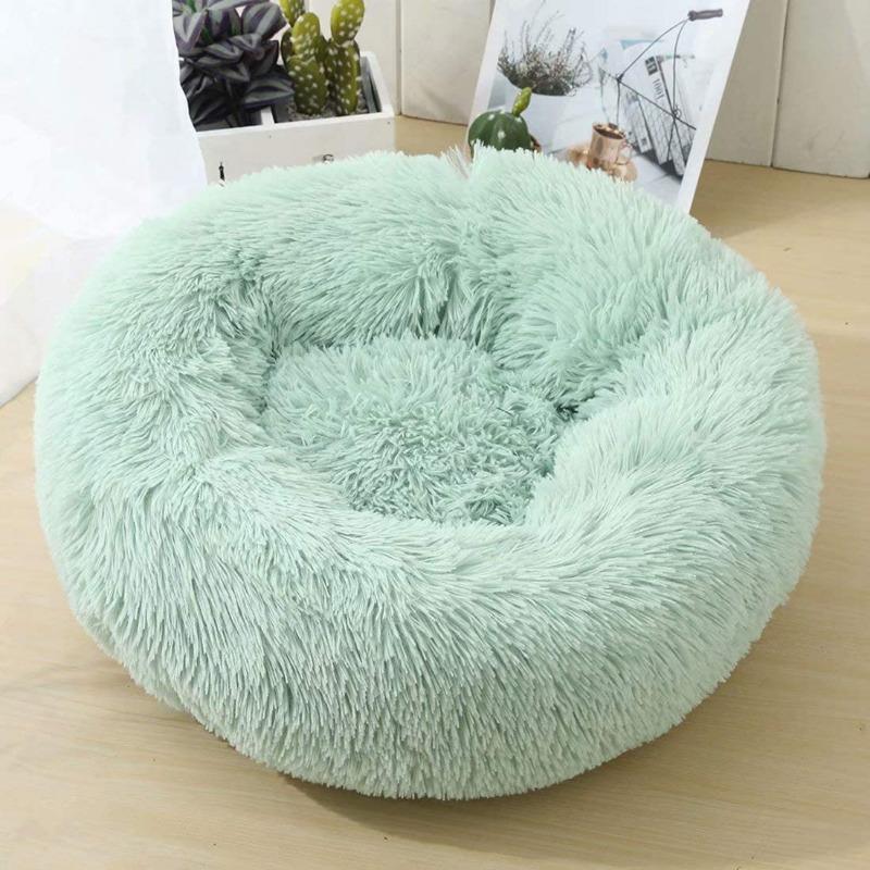 Stornfield | PawNest Soothing Donut Cat Bed | Round Plush Kennel | Stress-Reducing and Comfortable | Perfect for Cats and Small Dogs
