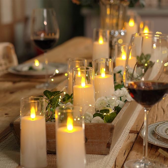 Flameless Acrylic Candle 9-Piece Set Stornfield