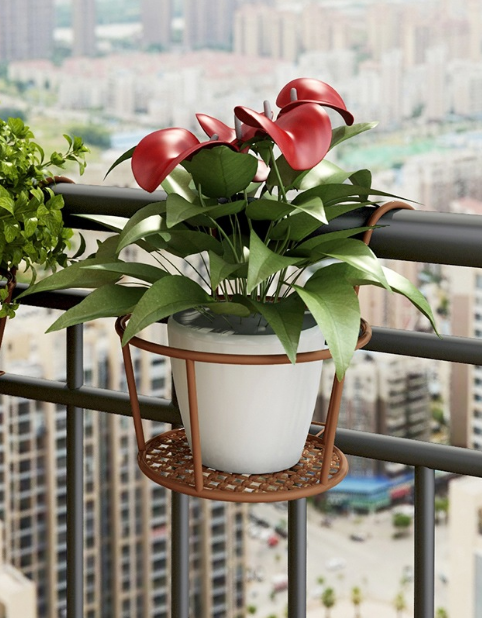VerdaLift Plant Hanging Shelf — Finally rock-solid support for your balcony dreams | Stornfield