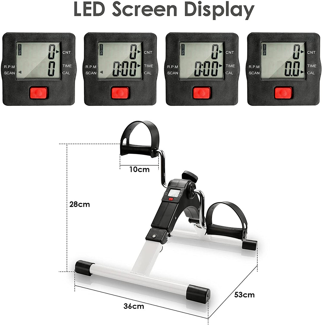 Mini Home Trainer Fitness Bike Leg Trainer with LCD Display | Stornfield