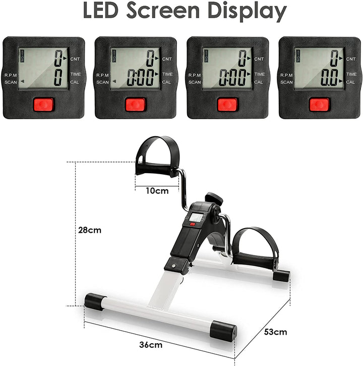 Mini Home Trainer Fitness Bike Leg Trainer with LCD Display | Stornfield