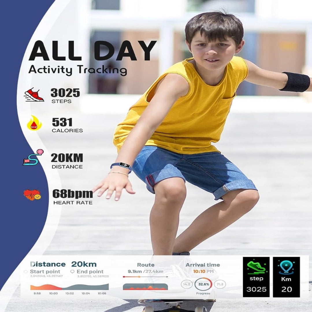 Stornfield | Kids' Smartwatch with GPS, Fitness Tracker and Health Features – Viona