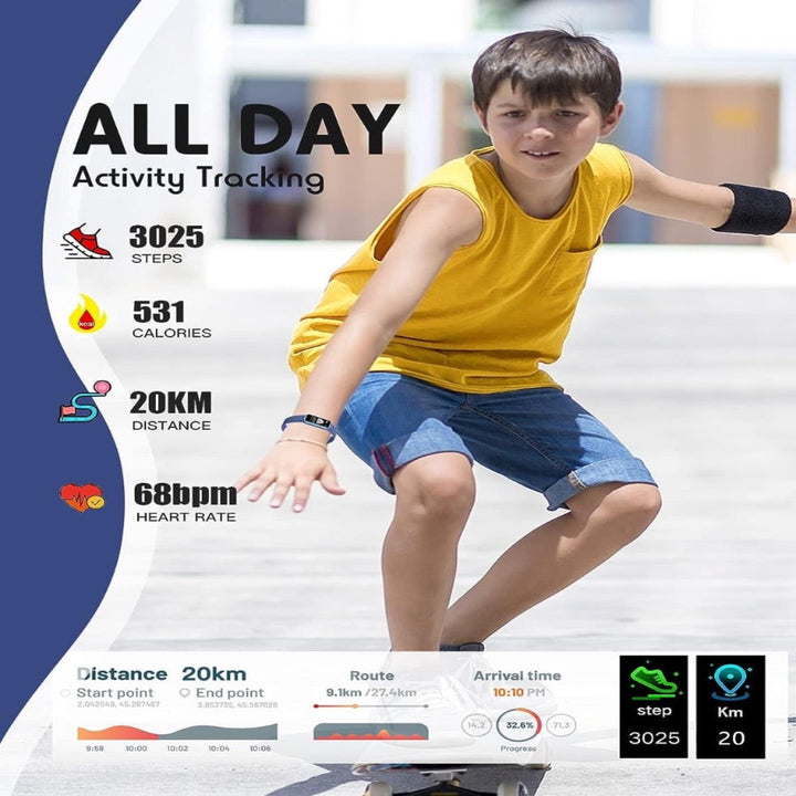 Stornfield | Kids' Smartwatch with GPS, Fitness Tracker and Health Features – Viona