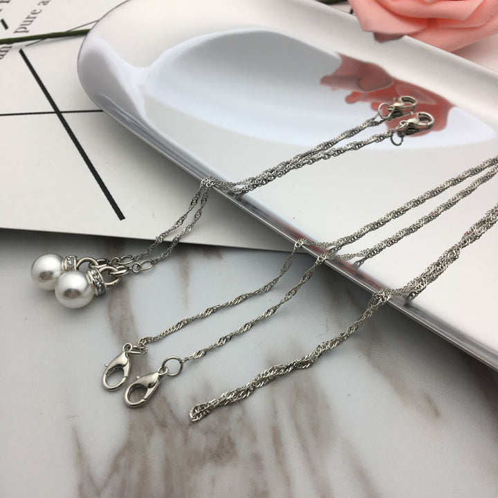 Elegant Necklace with Pearl Pendants Stornfield