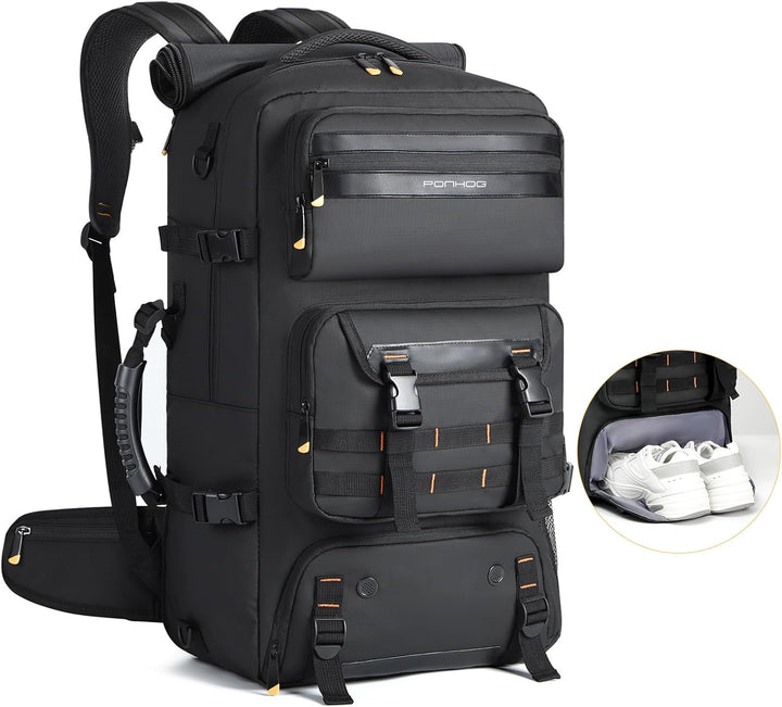 50L Flight-Ready Convertible Travel Backpack with Shoe Compartment & USB Port | Stornfield