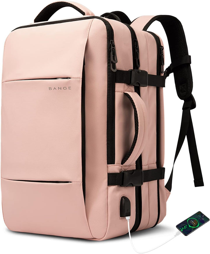 Expandable 26–45L Waterproof Travel Backpack with Laptop Sleeve & Duffle Carry | Stornfield